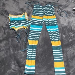 Cute high waist 2 piece… stretchy and comfy